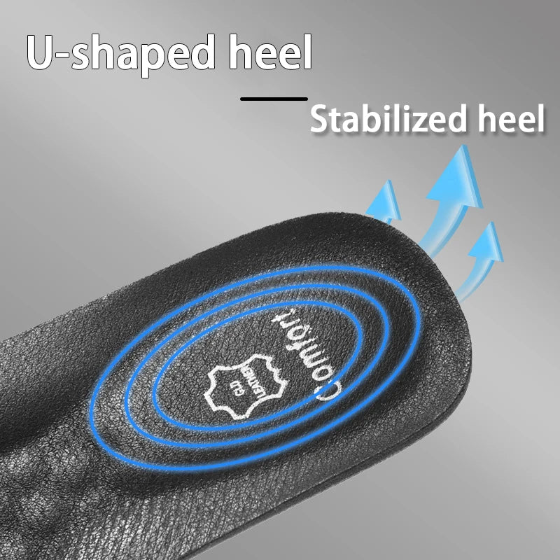Men’s Leather Arch Support Insoles