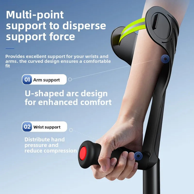 Adjustable Foldable Forearm Crutches