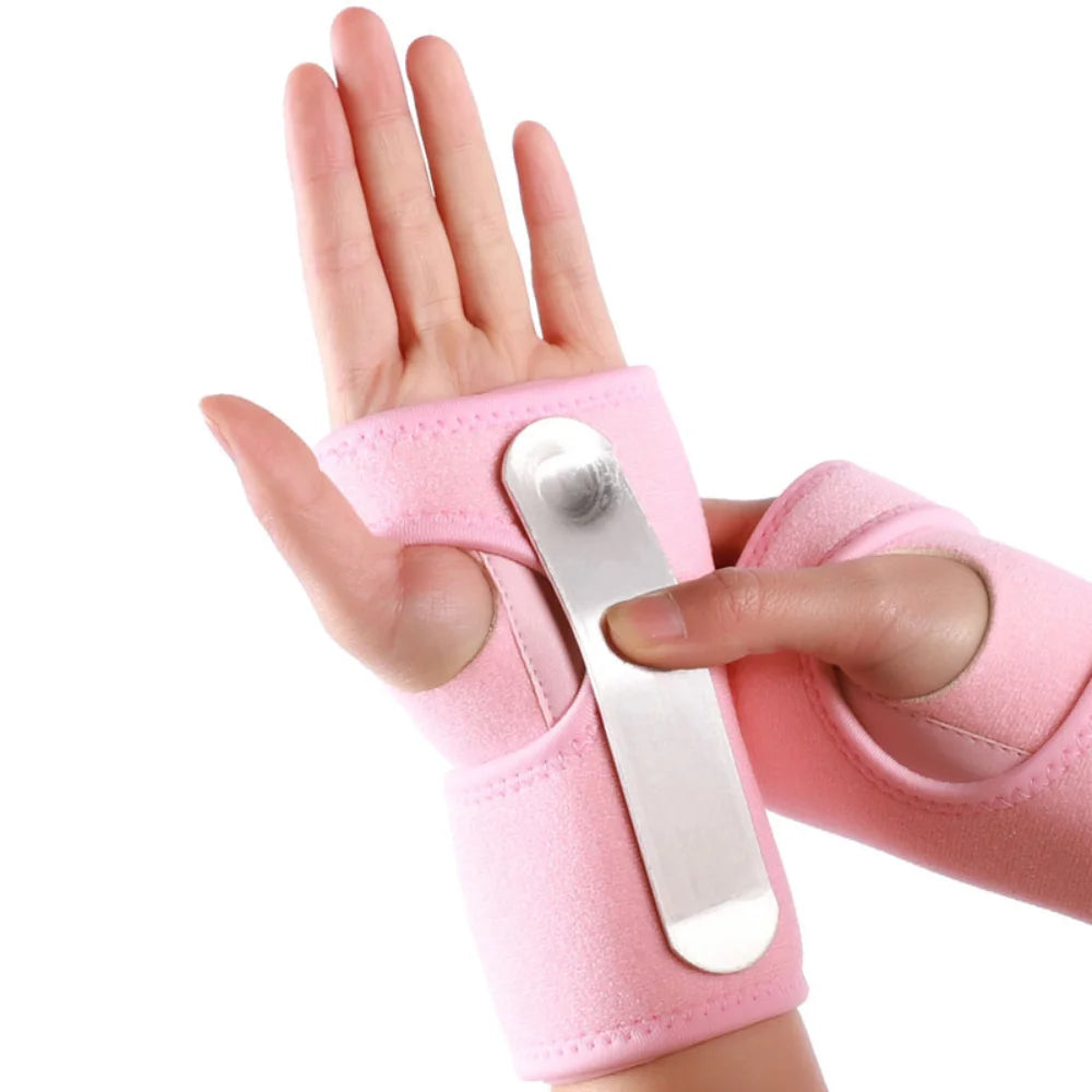 Adult Wrist Support Brace with PU and Rubber Support