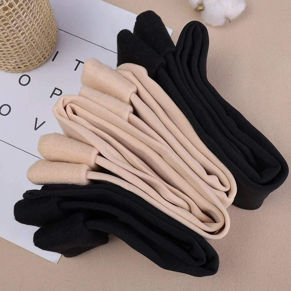 Warm Over-the-Knee Socks, Two-Piece Set