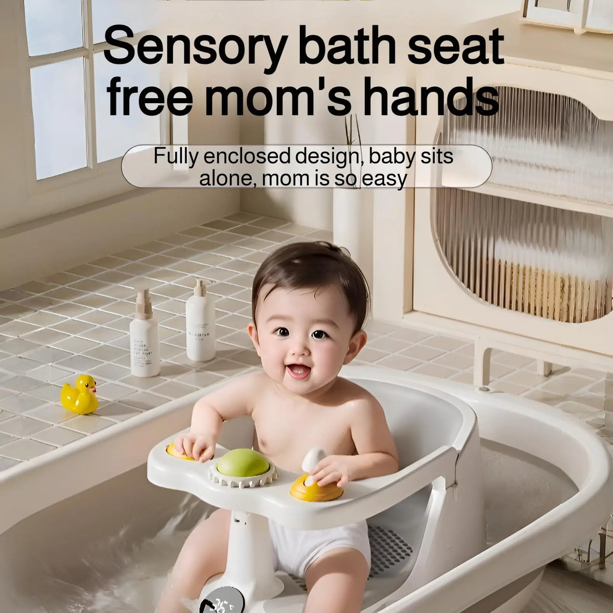 Baby Bath Chair with Suction Base