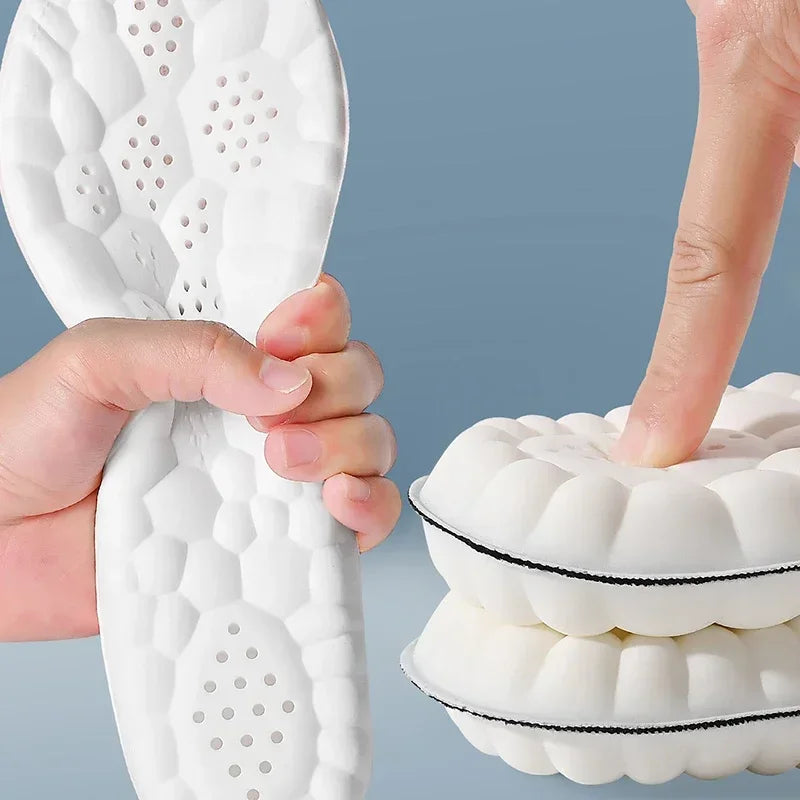 Cushioned Sports Insoles with Arch Support
