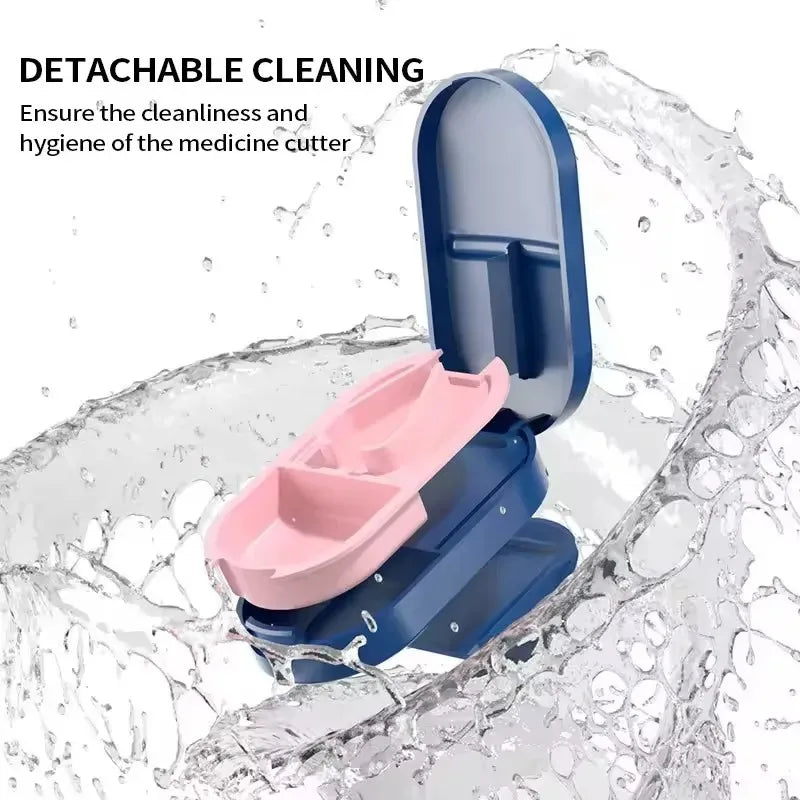 Portable Pill Cutter for Splitting Tablets