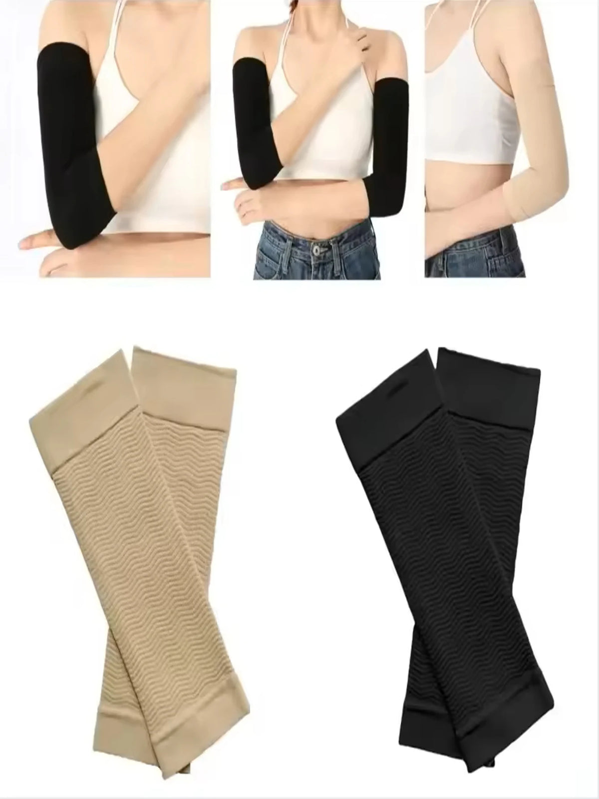 Elbow Compression Sleeves, Pair