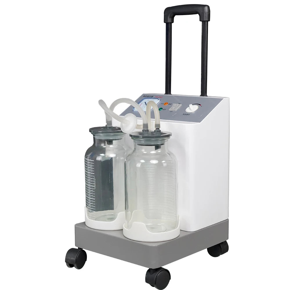 Electric Surgical Aspirator with Two Bottles