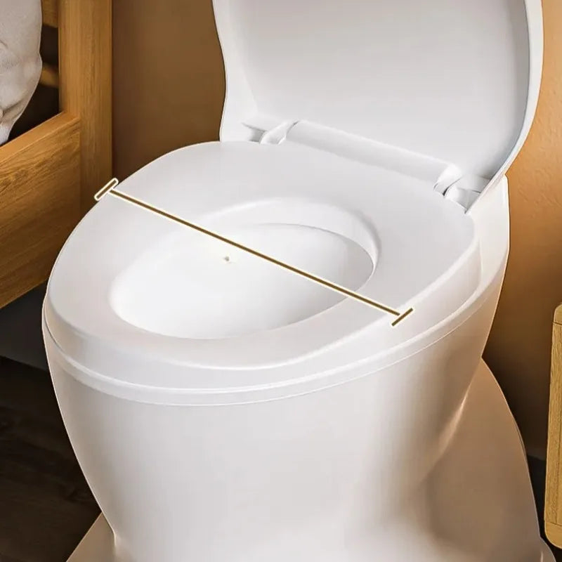 Portable Foldable Bedside Commode Chair with Lid