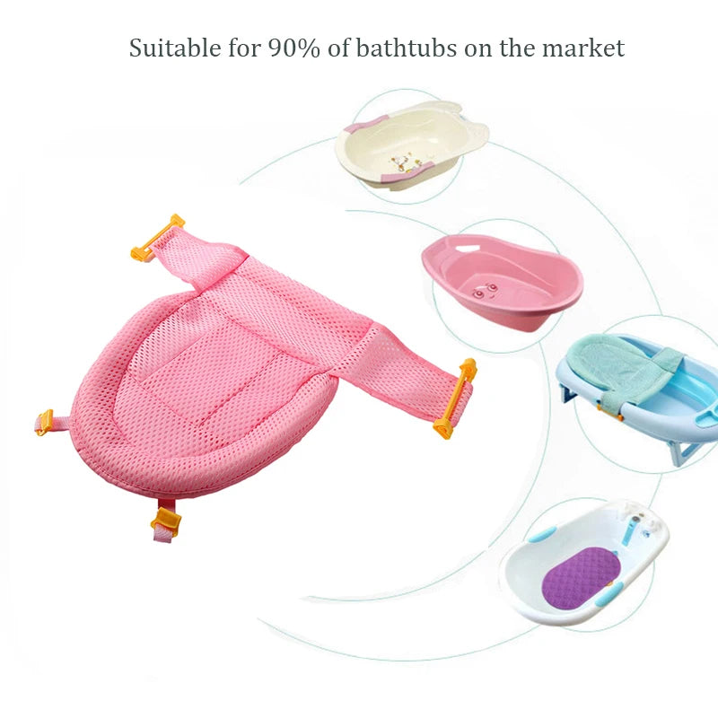 Foldable Baby Bath Support Seat