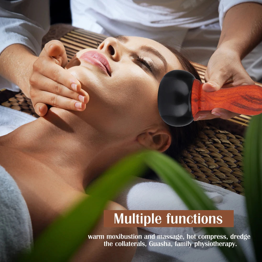 Electric Natural Bianstone Gua Sha Massager