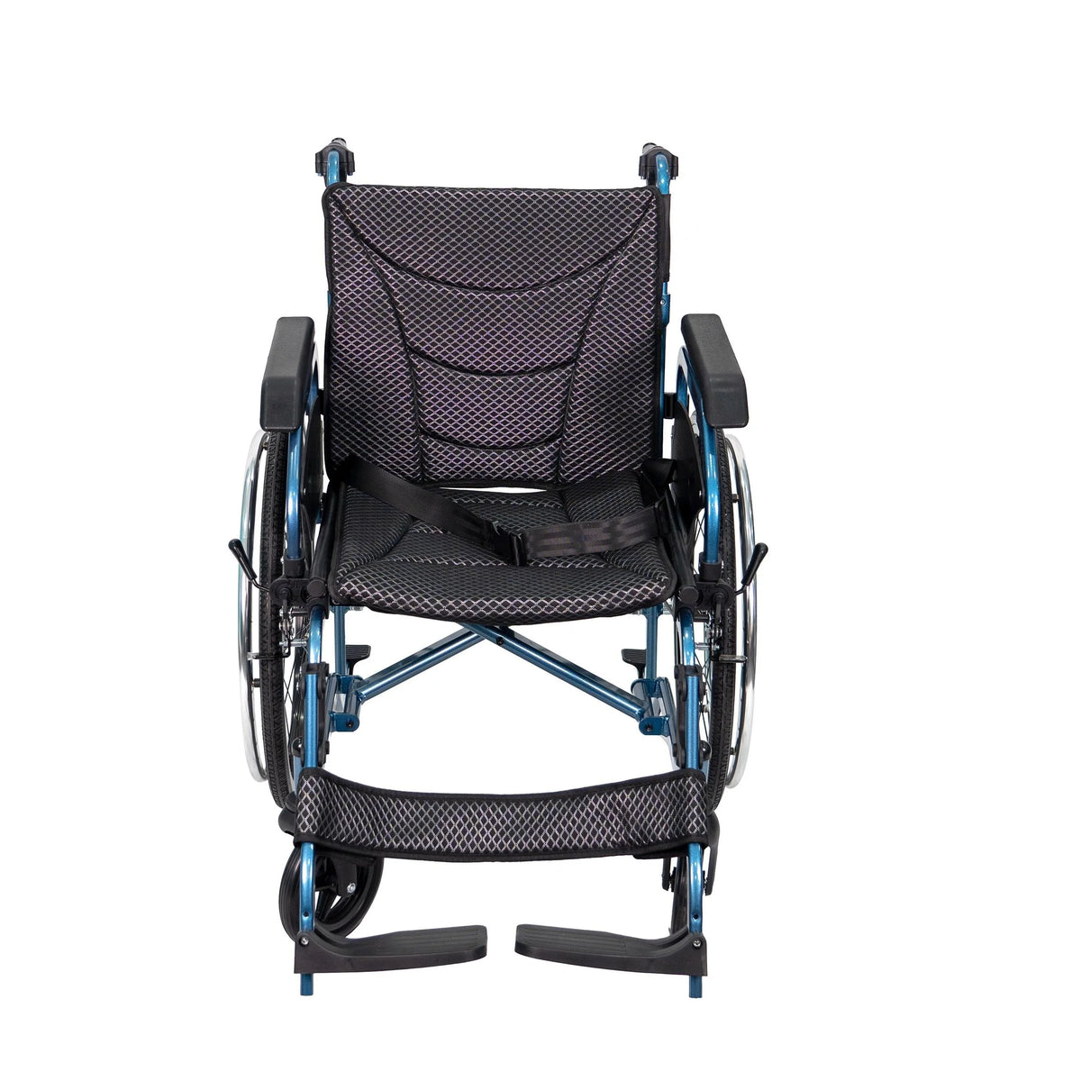 Folding Manual Wheelchair with Flip-Back Armrests