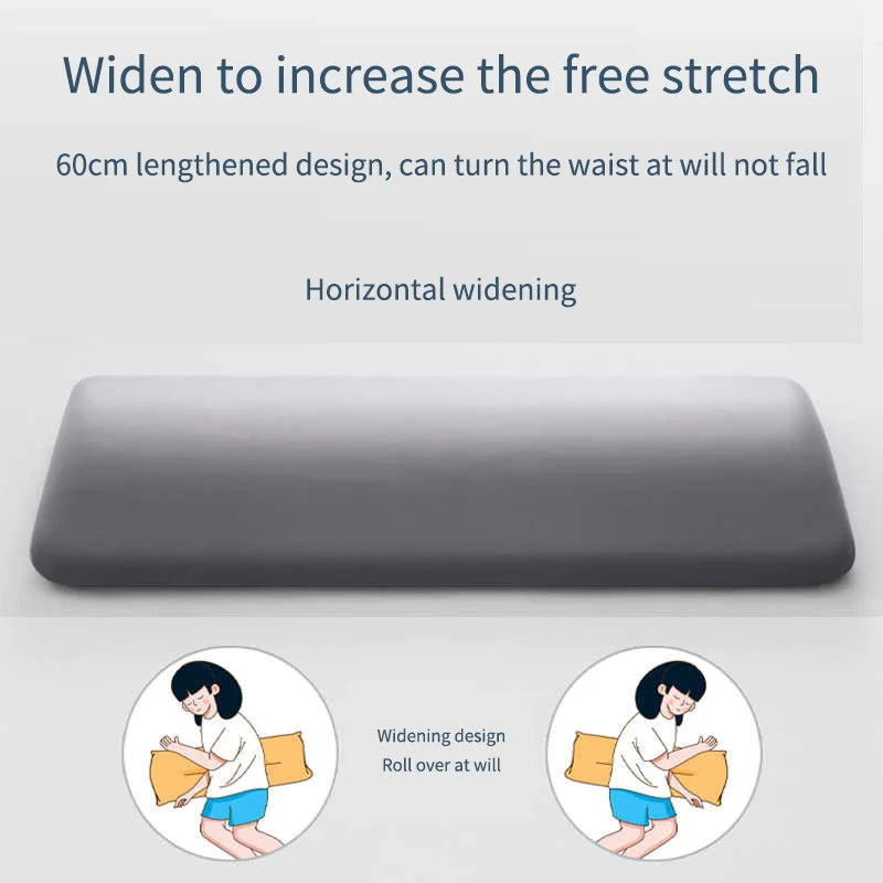 Memory Foam Lumbar Support Pillow for Bed