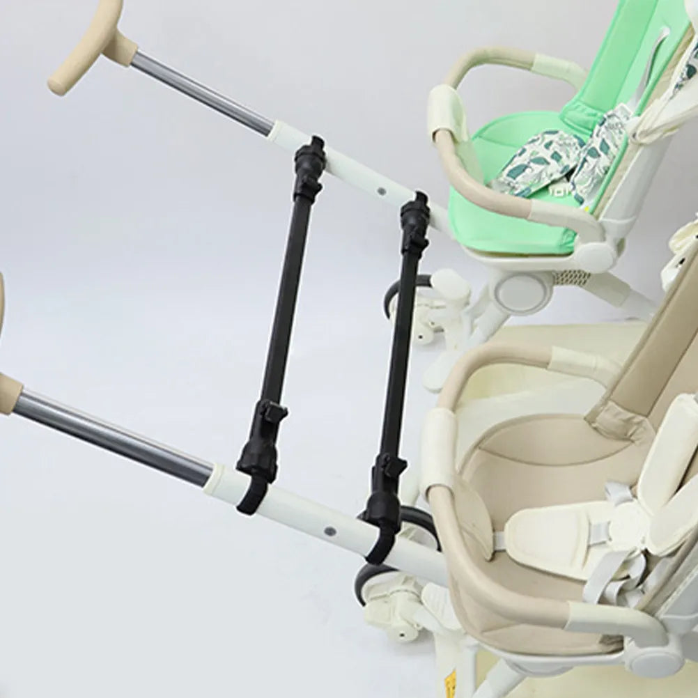 Adjustable Twin Stroller Connectors, Foldable Set of 2