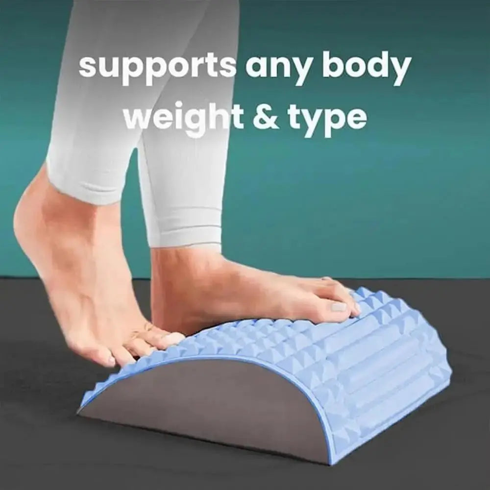 TPE Lumbar Back Stretcher with EVA Neck and Spine Support