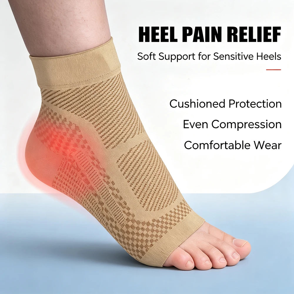 Ankle Compression Sleeve for Foot Arch and Heel Support