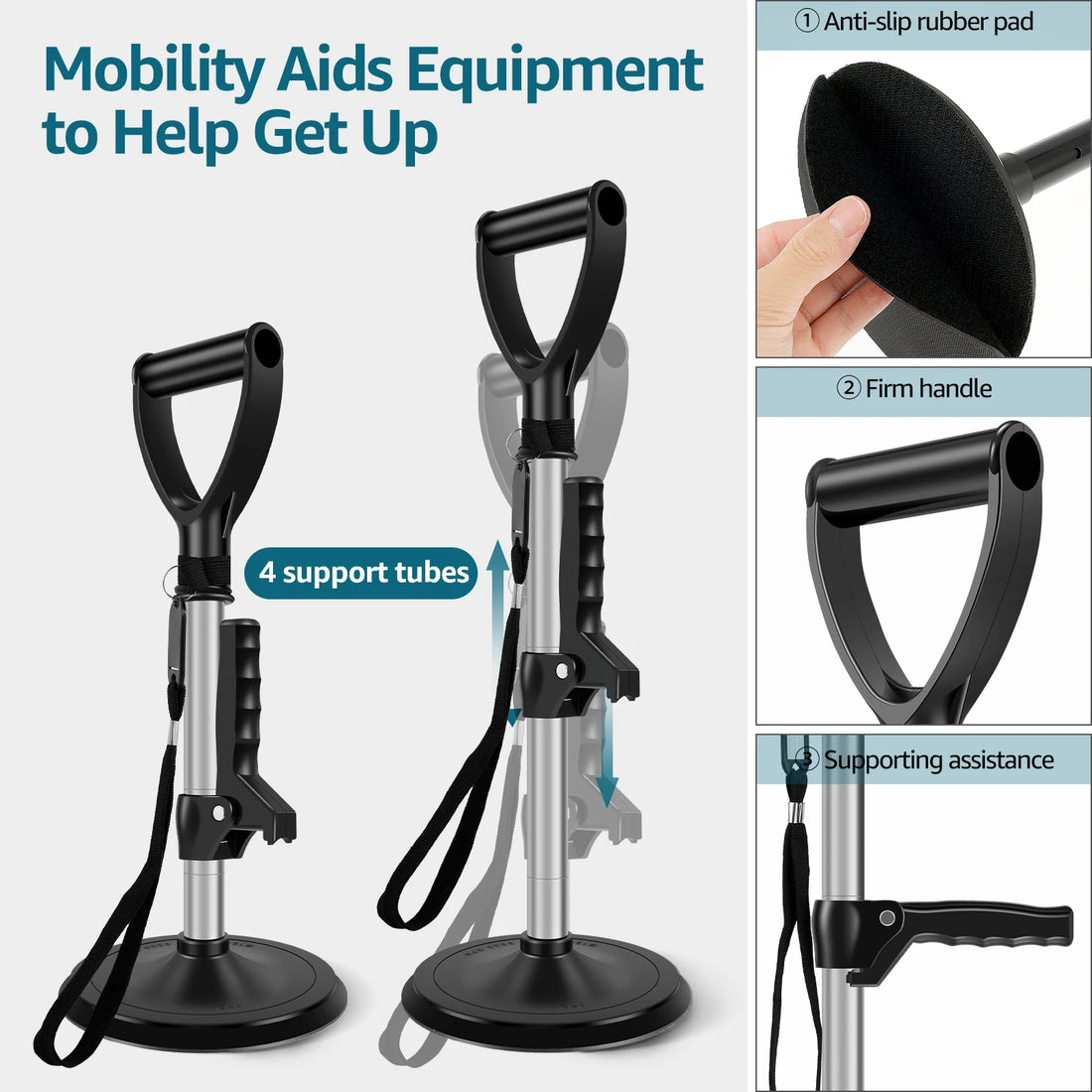 Adjustable Nonslip Standing Aid Support