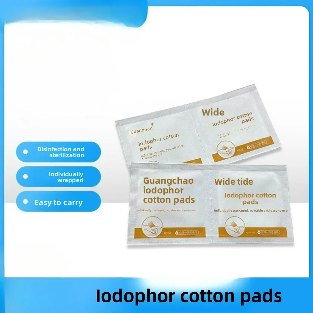 Disposable Povidone-Iodine Cotton Pads