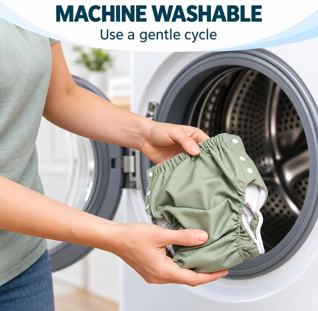 Reusable Adult Cloth Diaper with Inserts