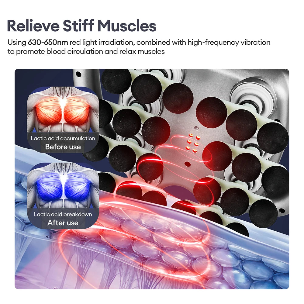 24-Head High-Frequency Vibration Massage Gun