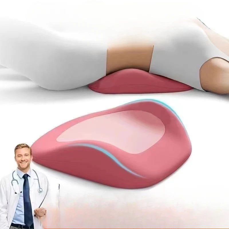 Ergonomic Bed Lumbar Cushion with PE Foam Filling