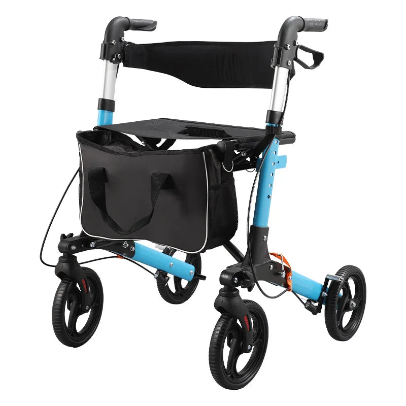 Foldable Aluminum Rollator with U-Brake