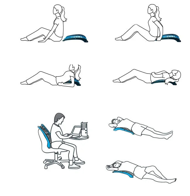 Magic Back Stretcher, Lumbar Support for Waist and Lower Back