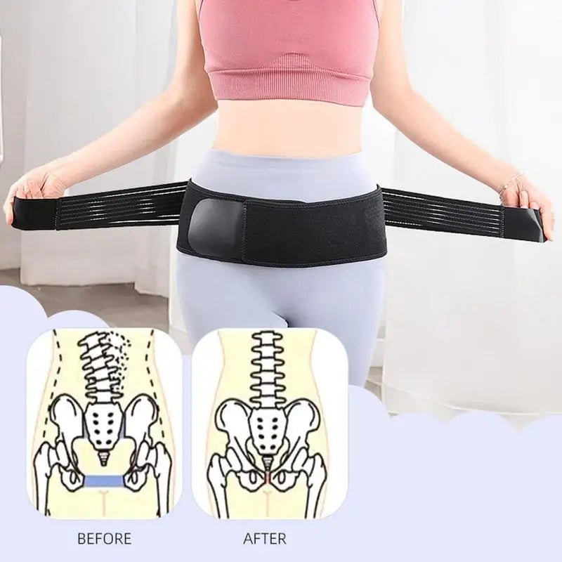 Adjustable Elastic Hip Support Belt