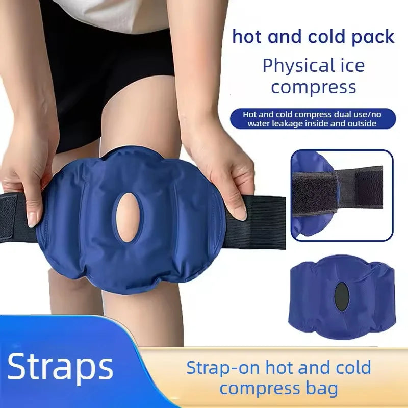 Reusable Knee Ice Pack Wrap for Cold Therapy