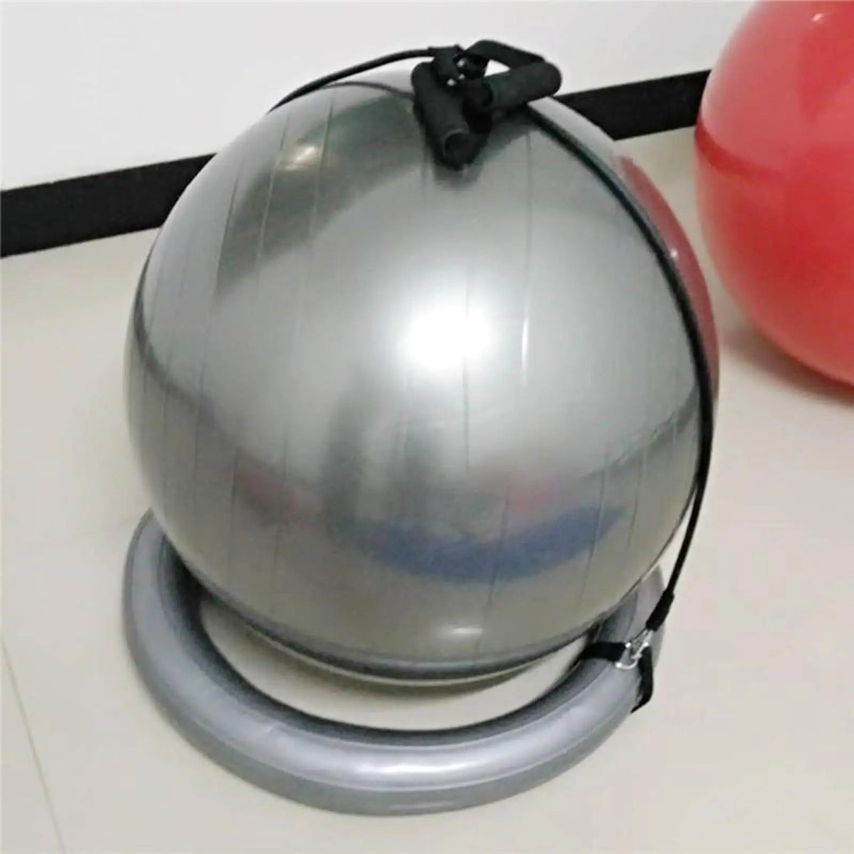 Exercise Ball Chair Set with Resistance Band