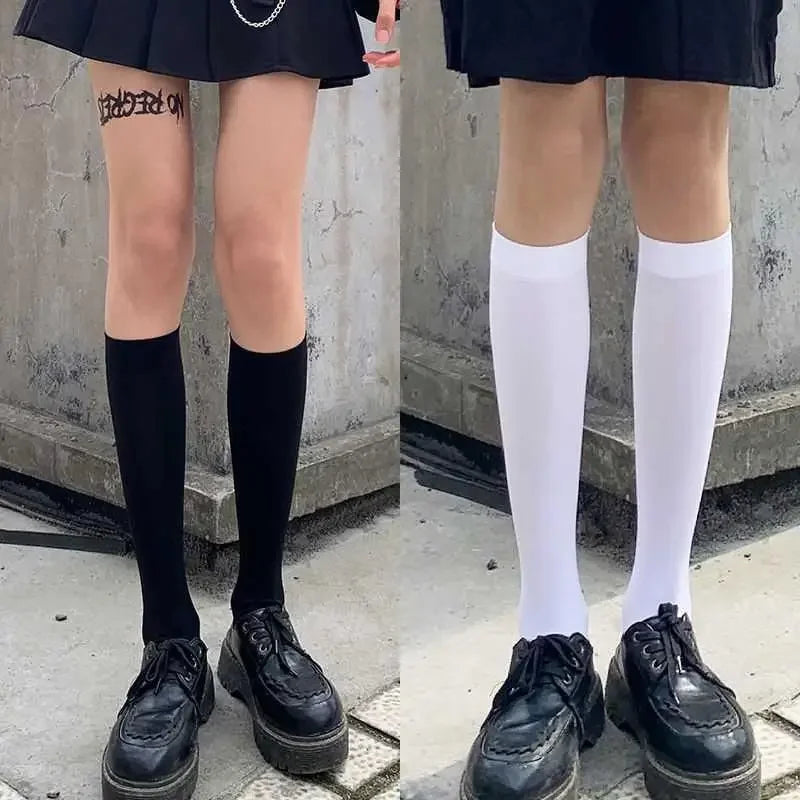 Women’s Over-the-Knee Stockings, Black or White