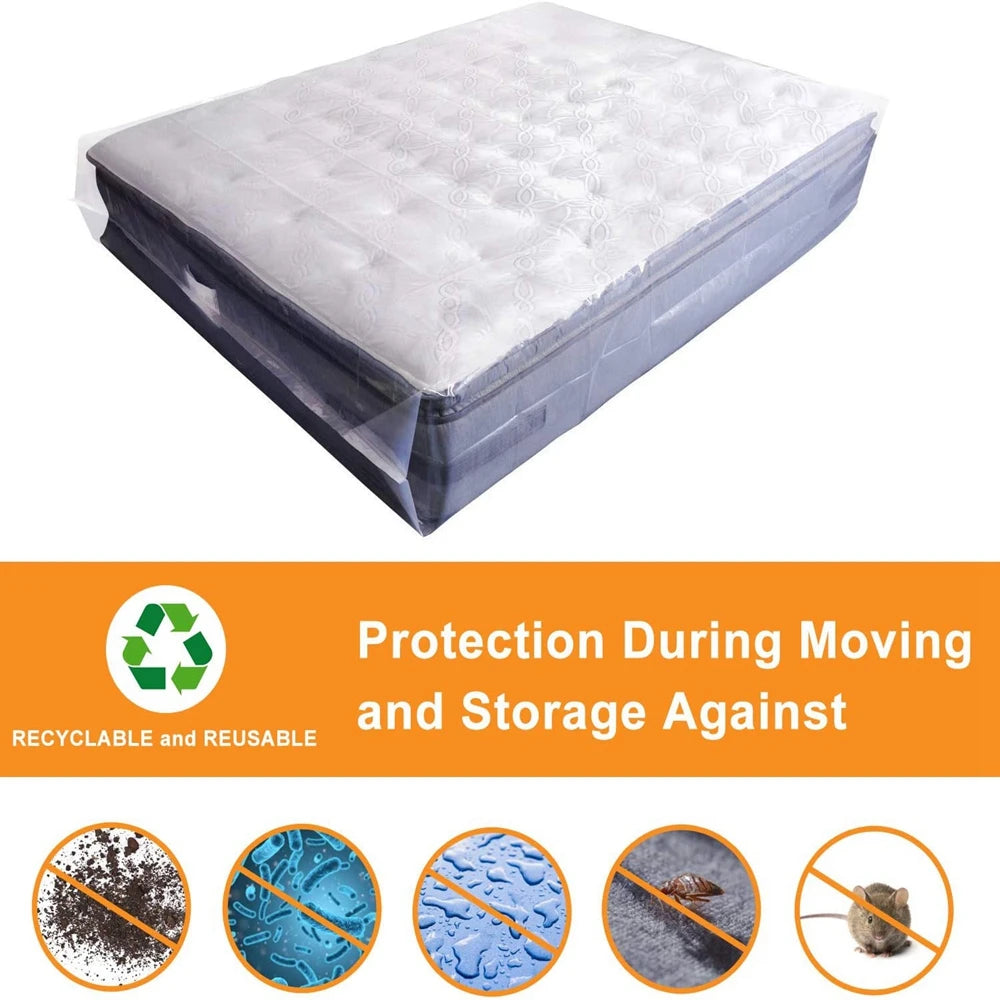 Plastic Mattress Bag for Moving and Storage