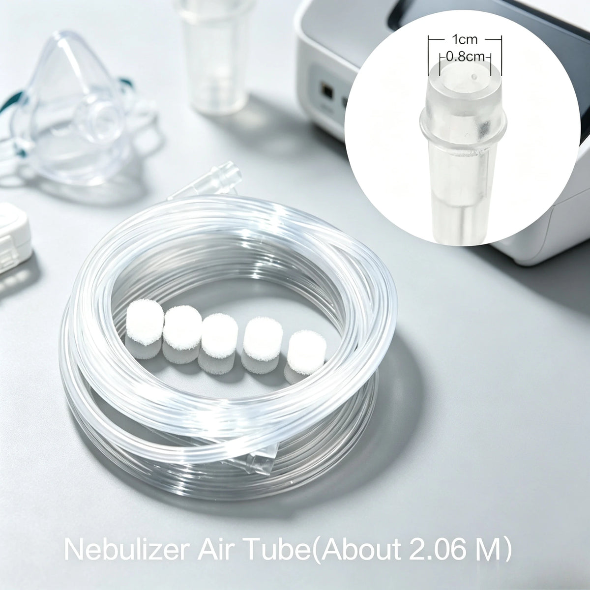 2m Nebulizer Hose Tube Replacement