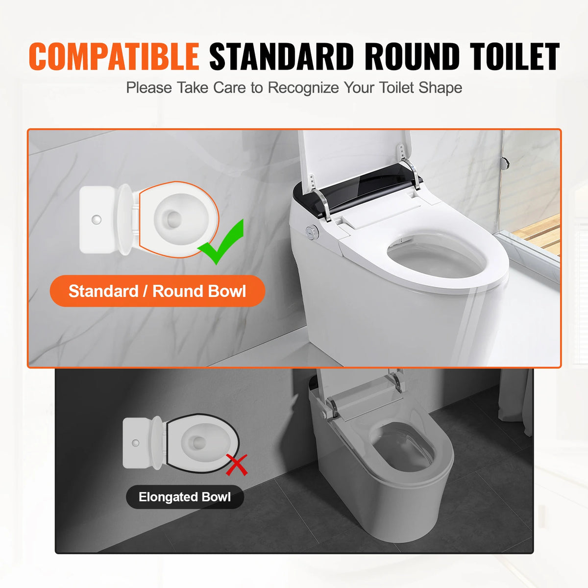 Raised Toilet Seat with Aluminum Handrail