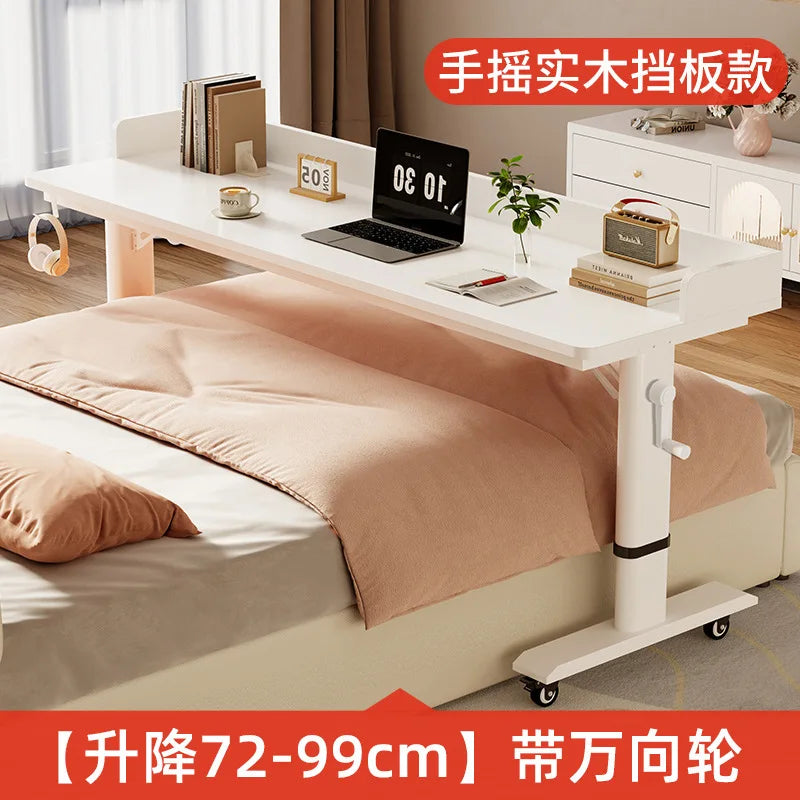 Adjustable Rolling Overbed Desk