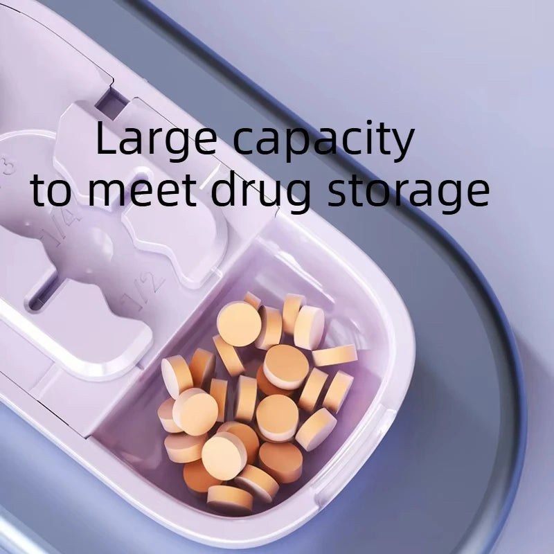 Adjustable Pill Cutter for Half, Third, or Quarter Tablets