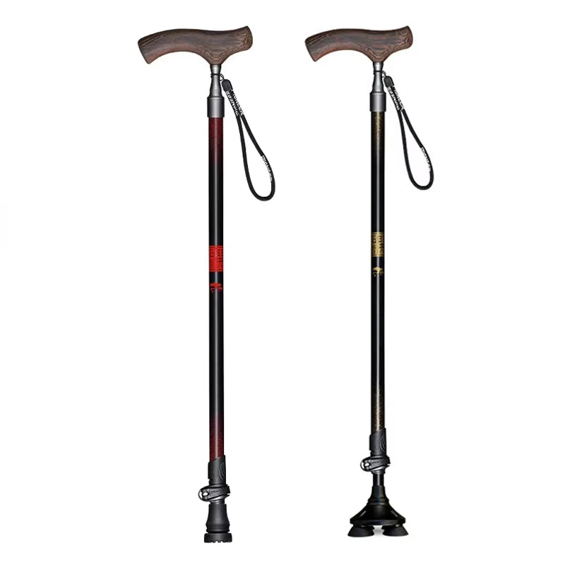 Adjustable T-Handle Walking Stick for Hiking