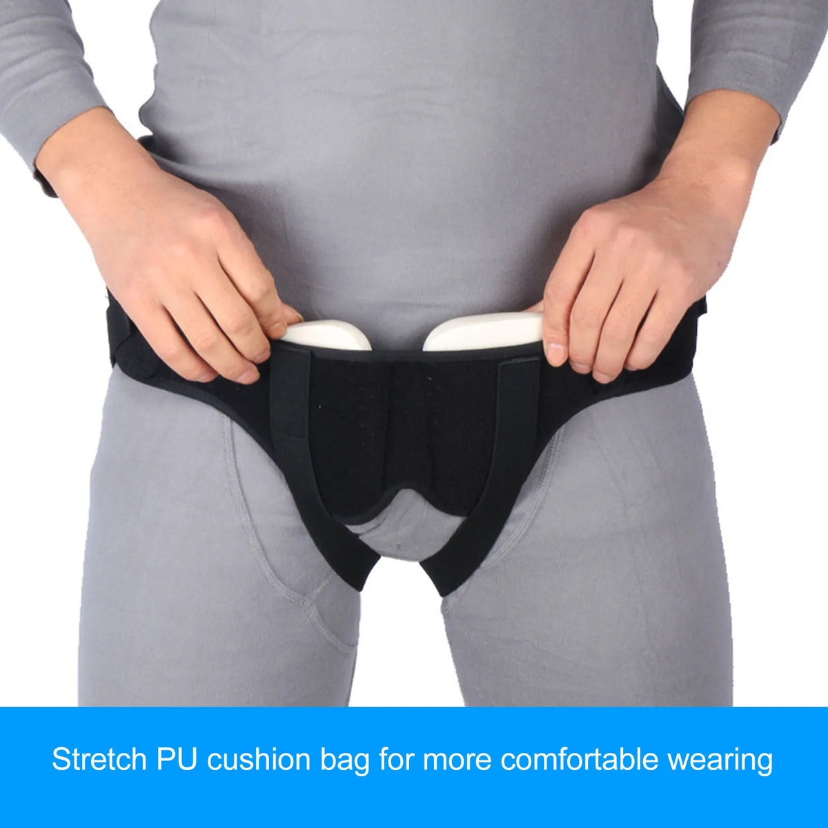 Adjustable Inguinal Hernia Band with Foam Pad