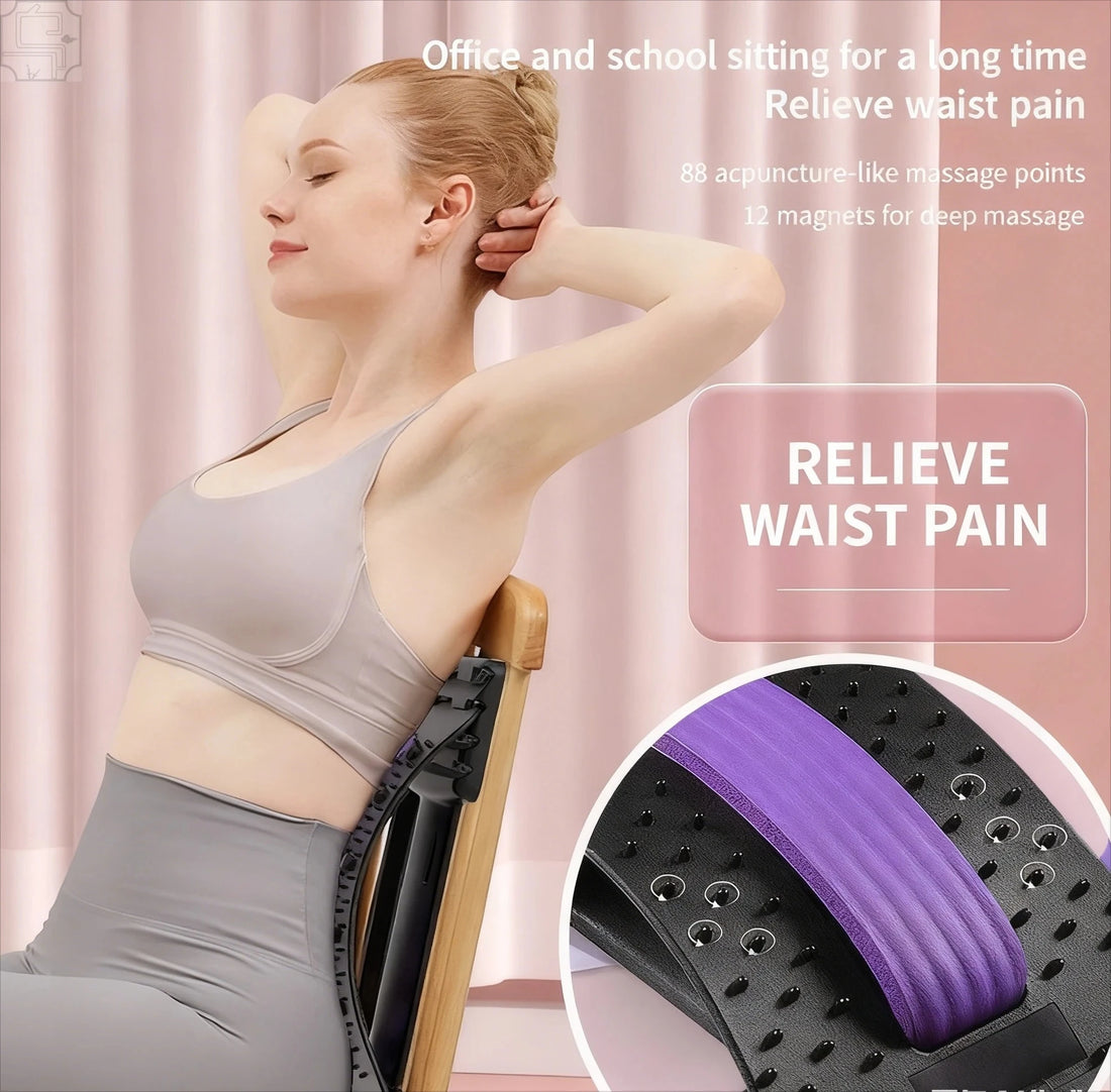 Portable Lumbar Back Stretcher for Home Use