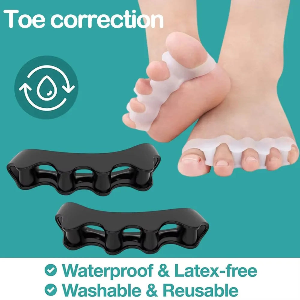Silicone Toe Separators for Foot Care
