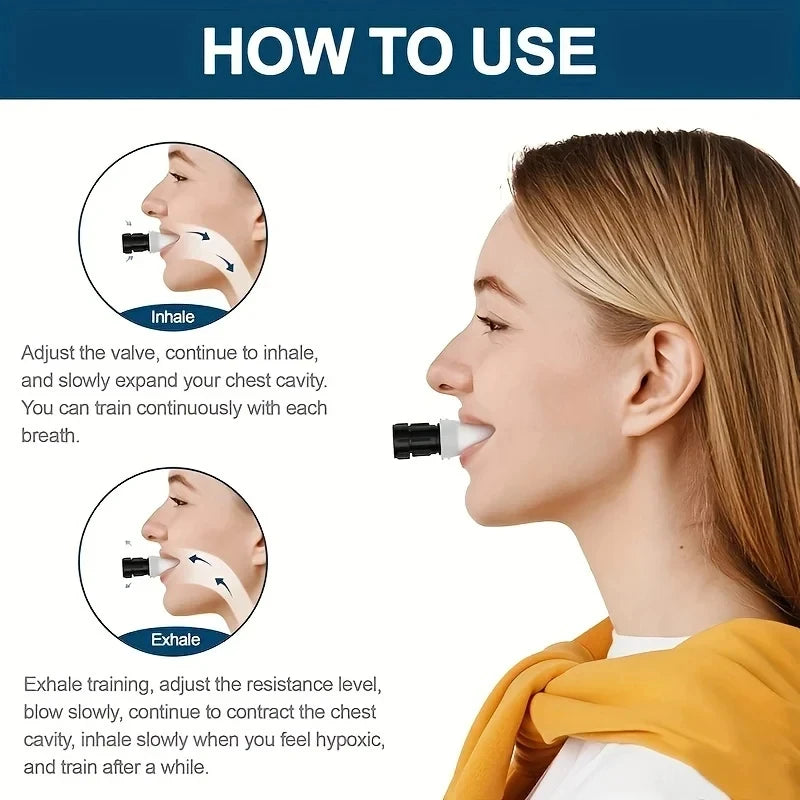 Portable Silicone Breathing Trainer