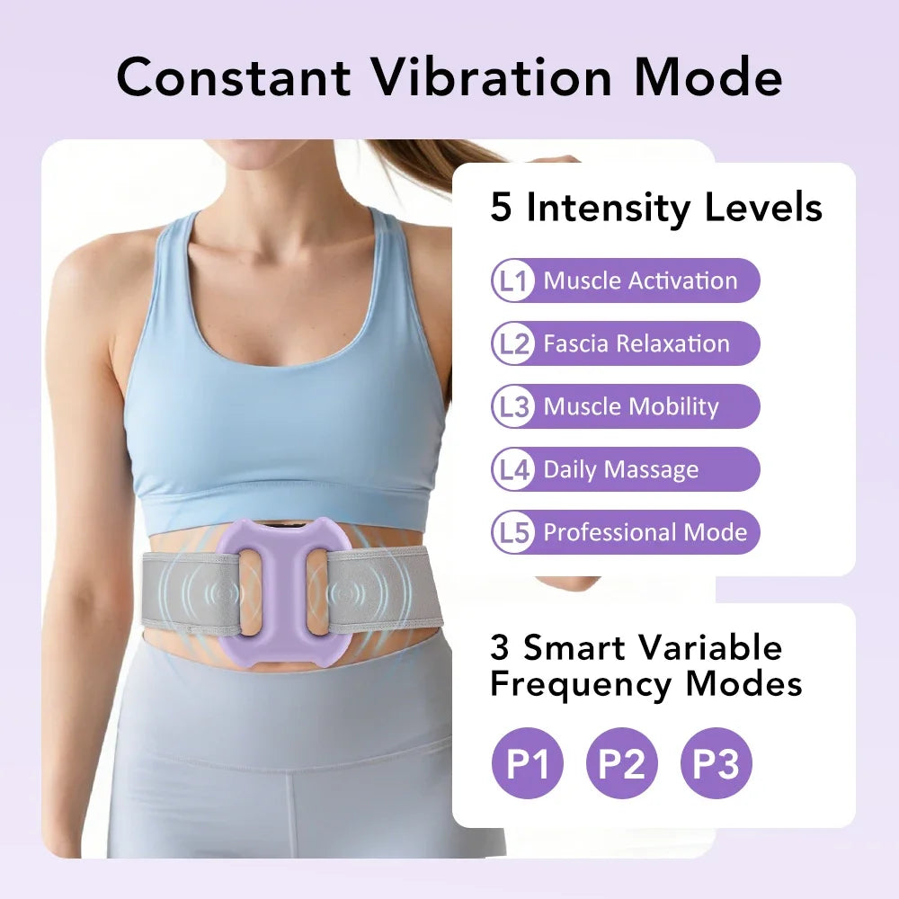 Battery-Powered Vibration Fascia Ring Massager