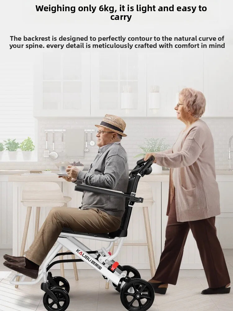 Foldable Portable Manual Wheelchair
