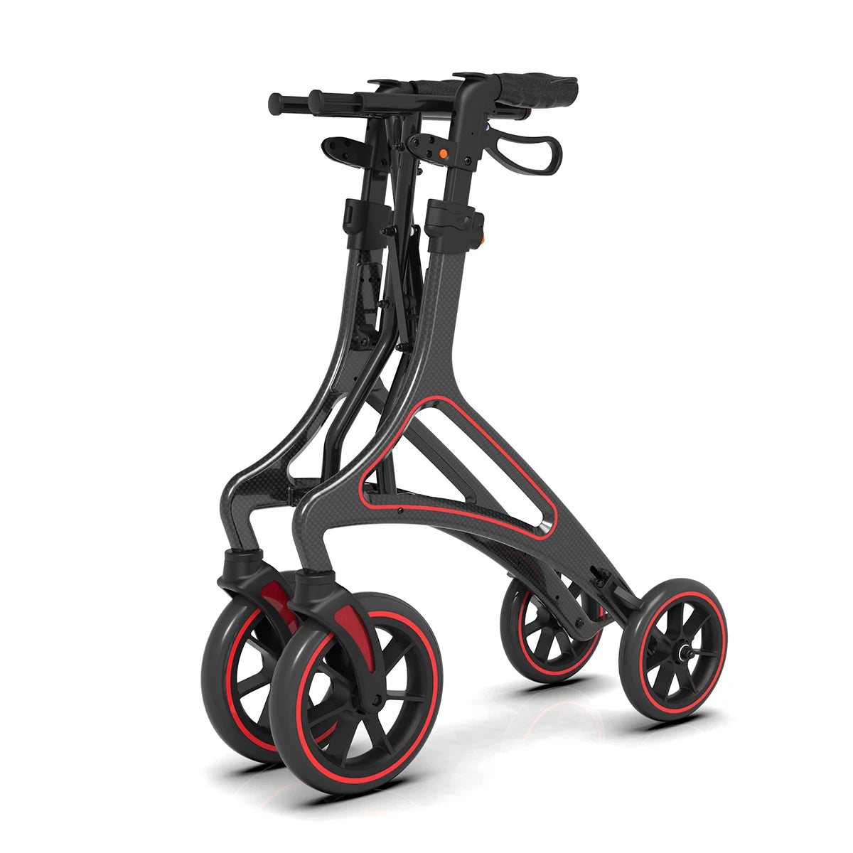 Foldable Rollator Walker with Seat