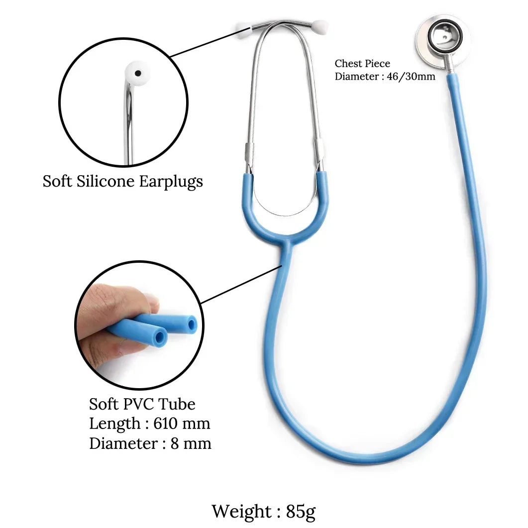 Medwell Dual Head Stethoscope, Portable, Lightweight