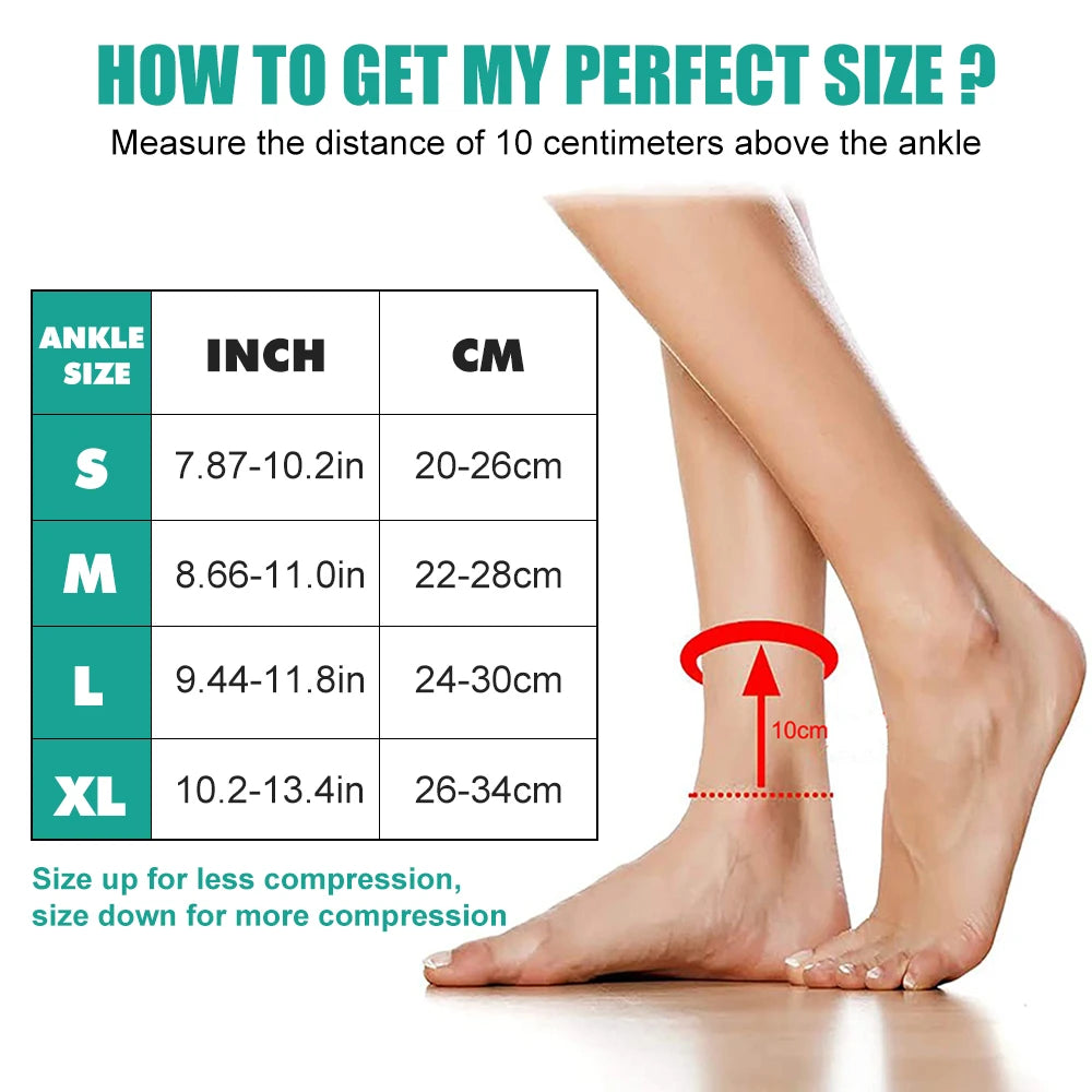 Compression Ankle Brace for Sports and Outdoor Activity
