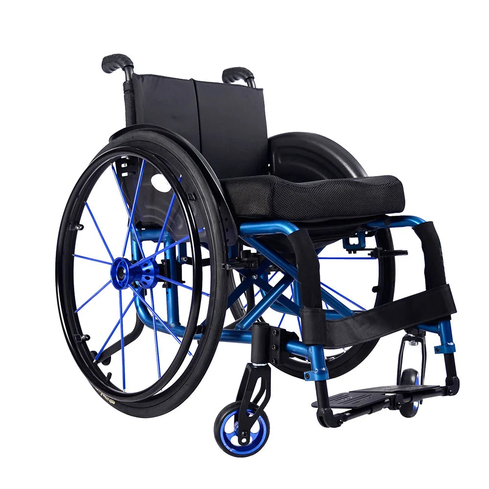 Folding Manual Wheelchair with 130kg Capacity