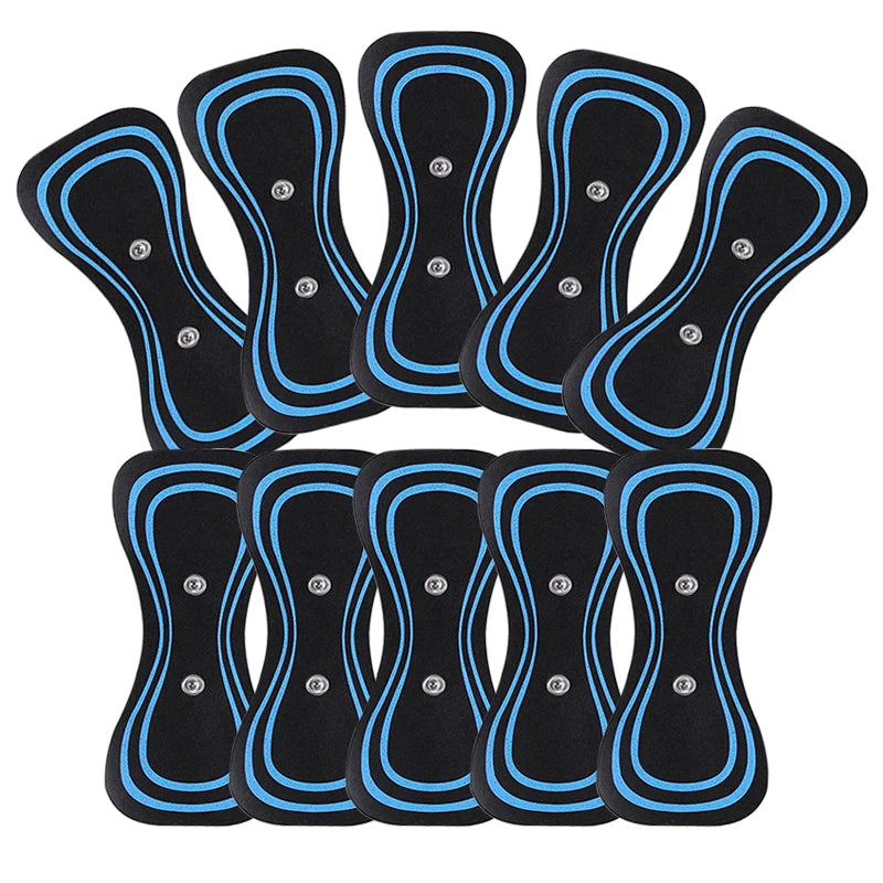 Reusable EMS TENS Electrode Pads for Neck Devices