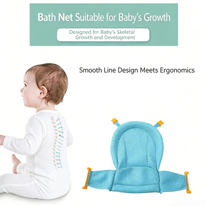 Foldable Baby Bath Support Seat