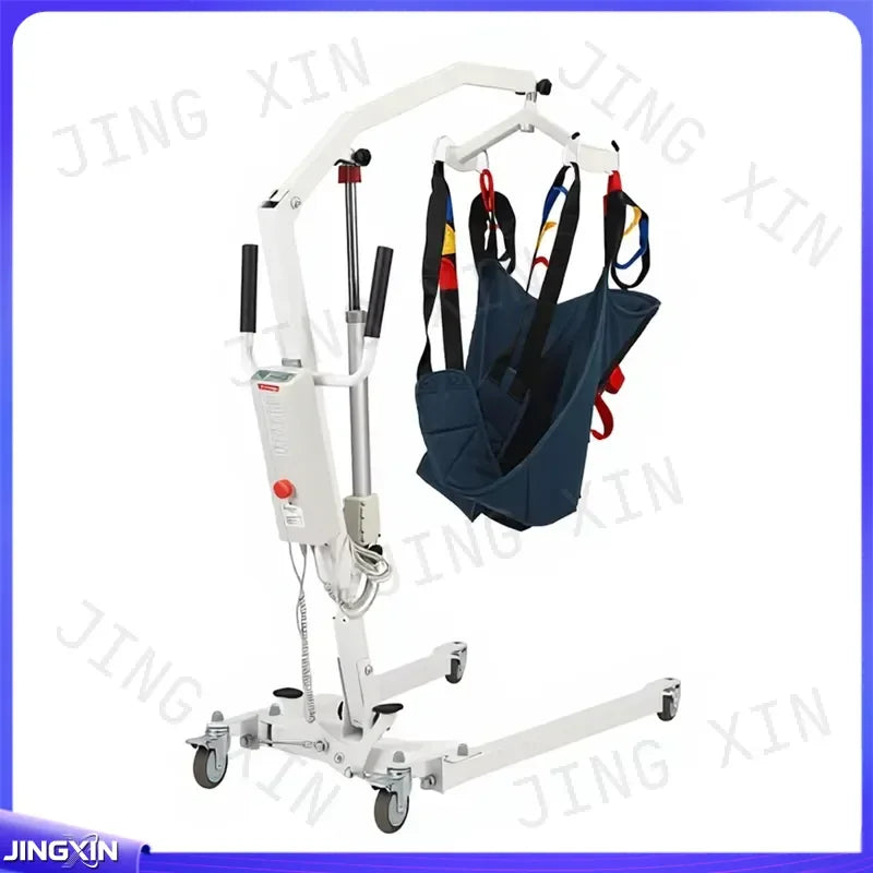 Battery-Powered Patient Floor Lift and Transfer Hoist