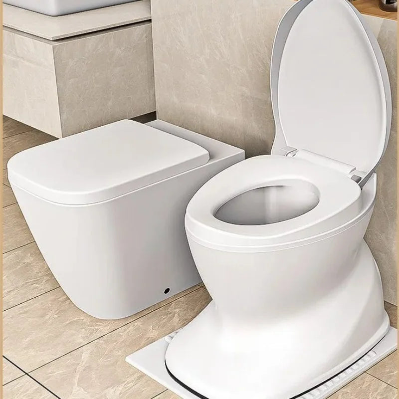 Portable Foldable Bedside Commode Chair with Lid