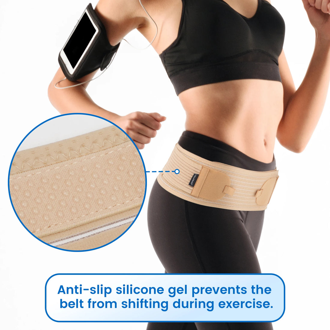 Medwell Sacroiliac Hip Belt, Anti-Slip Pelvic Support, CE/ISO