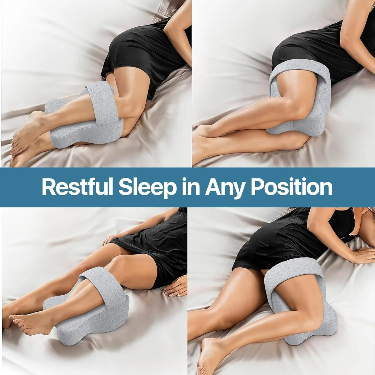Memory Foam Knee Pillow for Side Sleeping